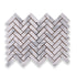 Carrara Herringbone marble Mosaic Tiles