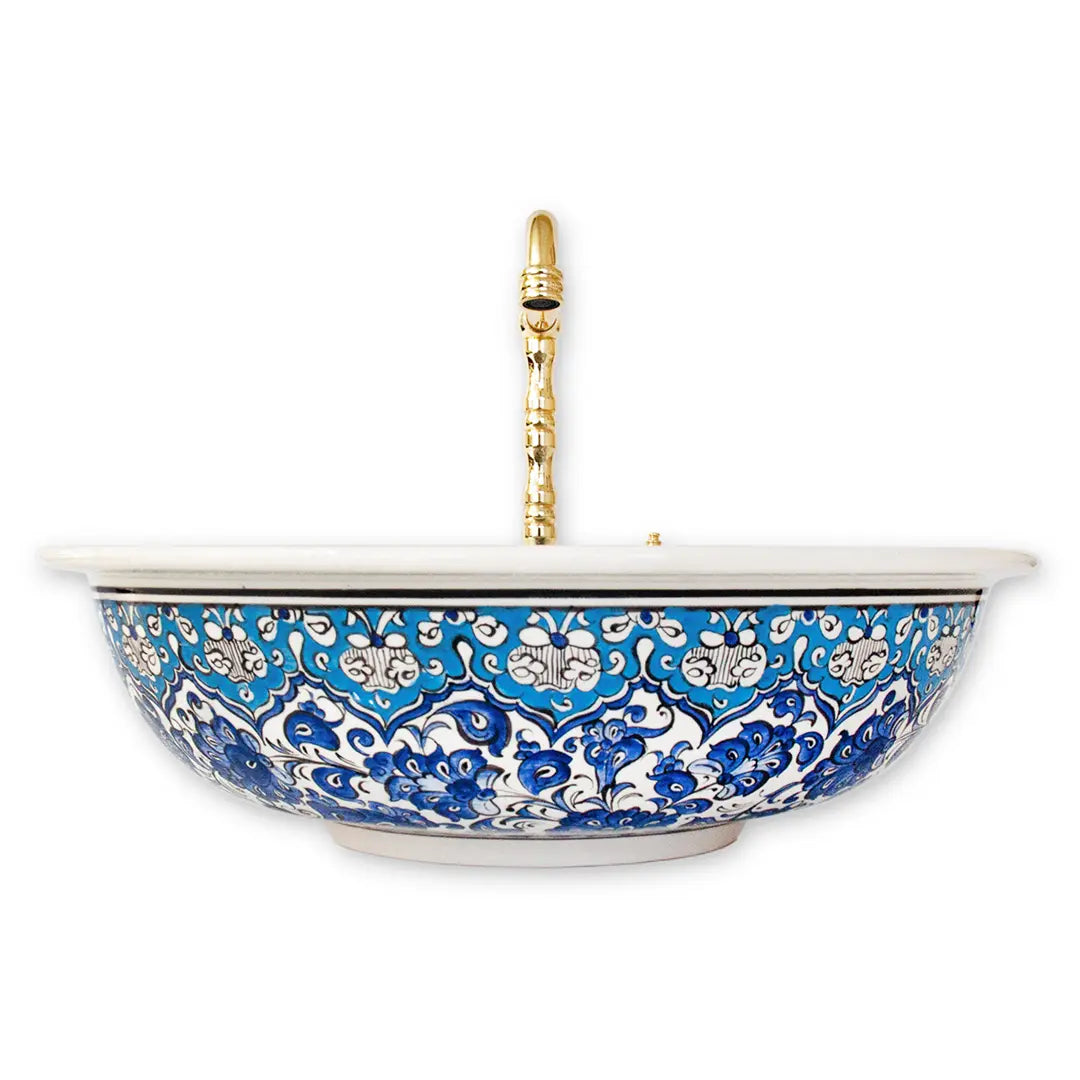 Athens Handmade Floral Basin