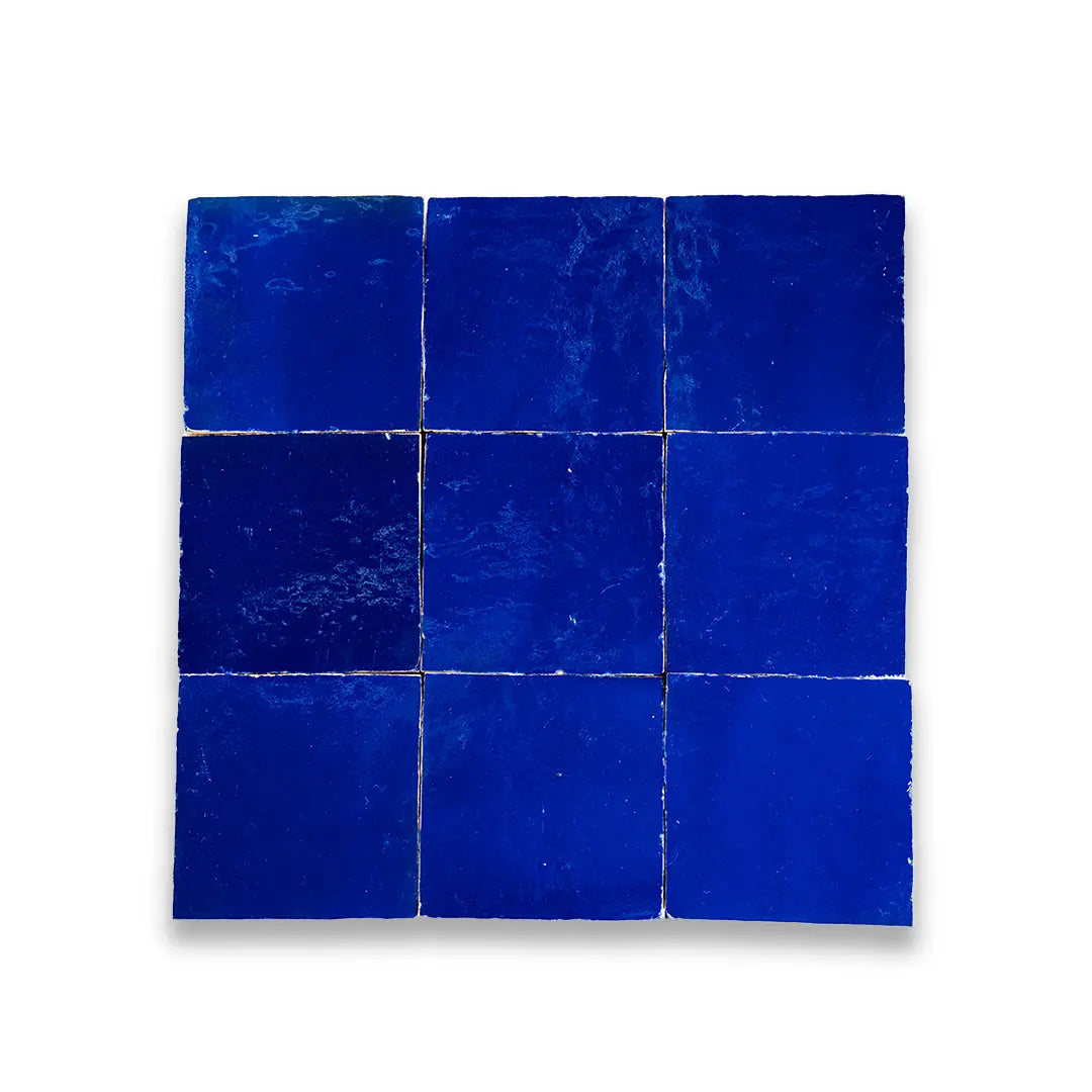 Royal Blue Moroccan Zellige Tiles