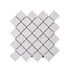 Carrara White Arabesque Marble Mosaic Tiles