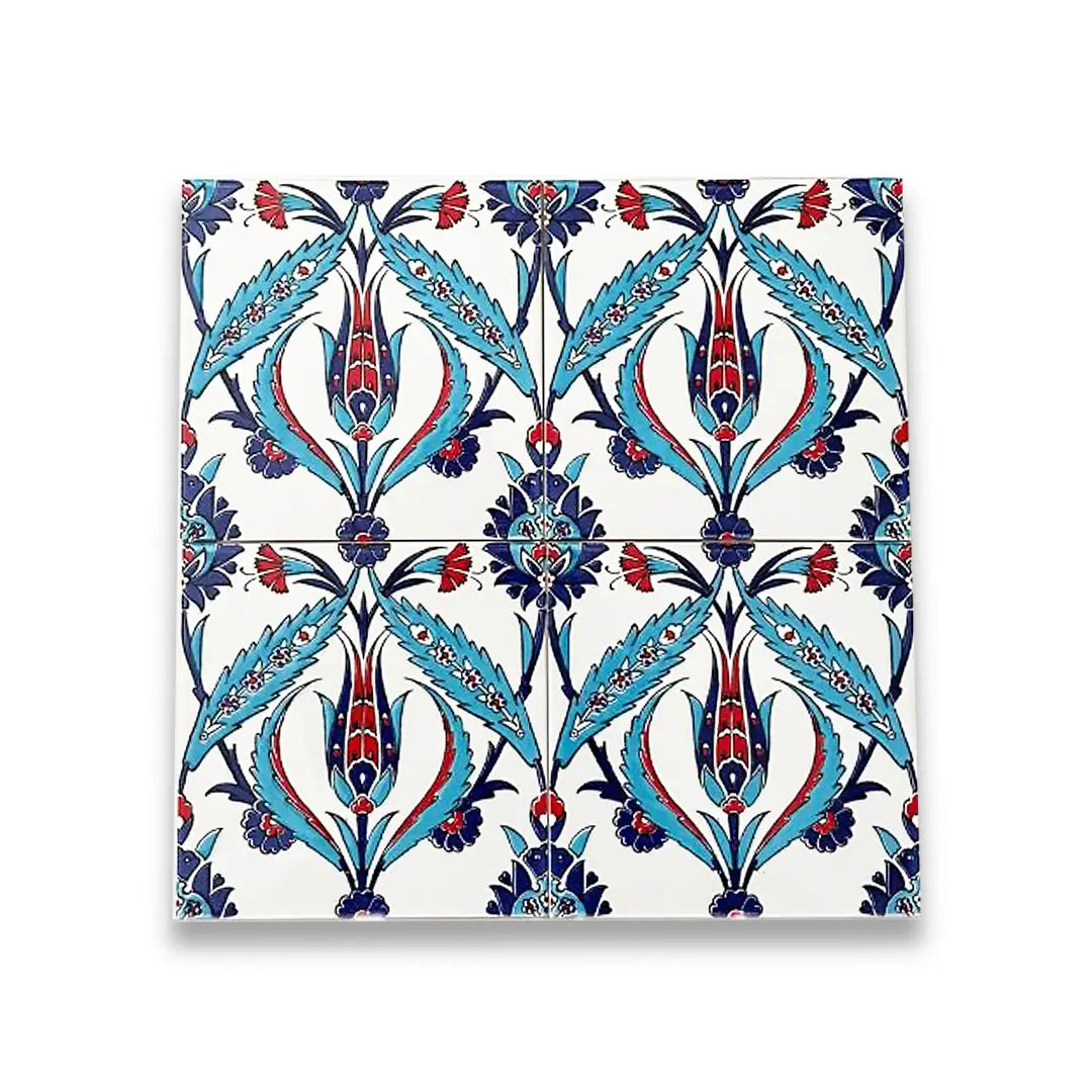 Terra Bella Interiors Efes Turkish Tulip Tile