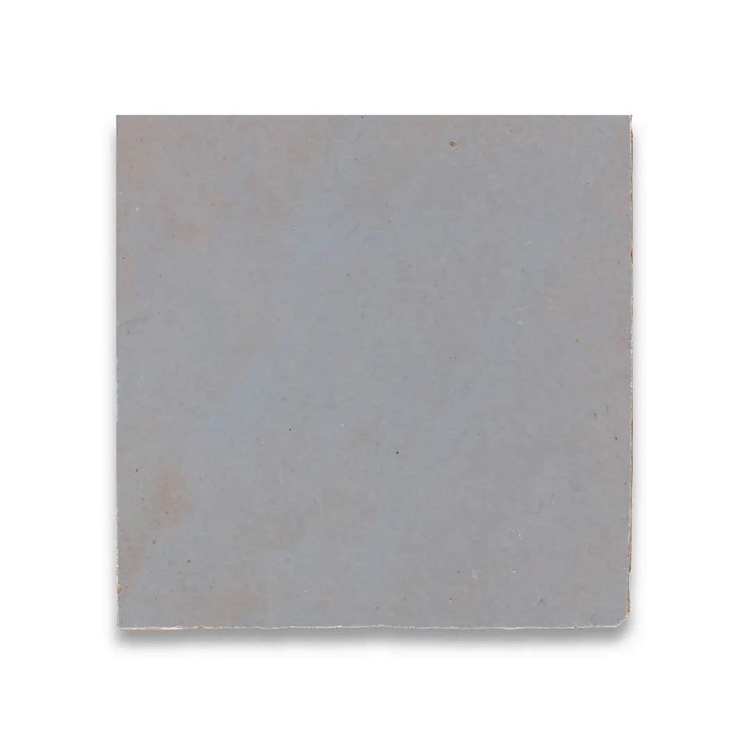 Mist Gray Zellige Floor Tiles