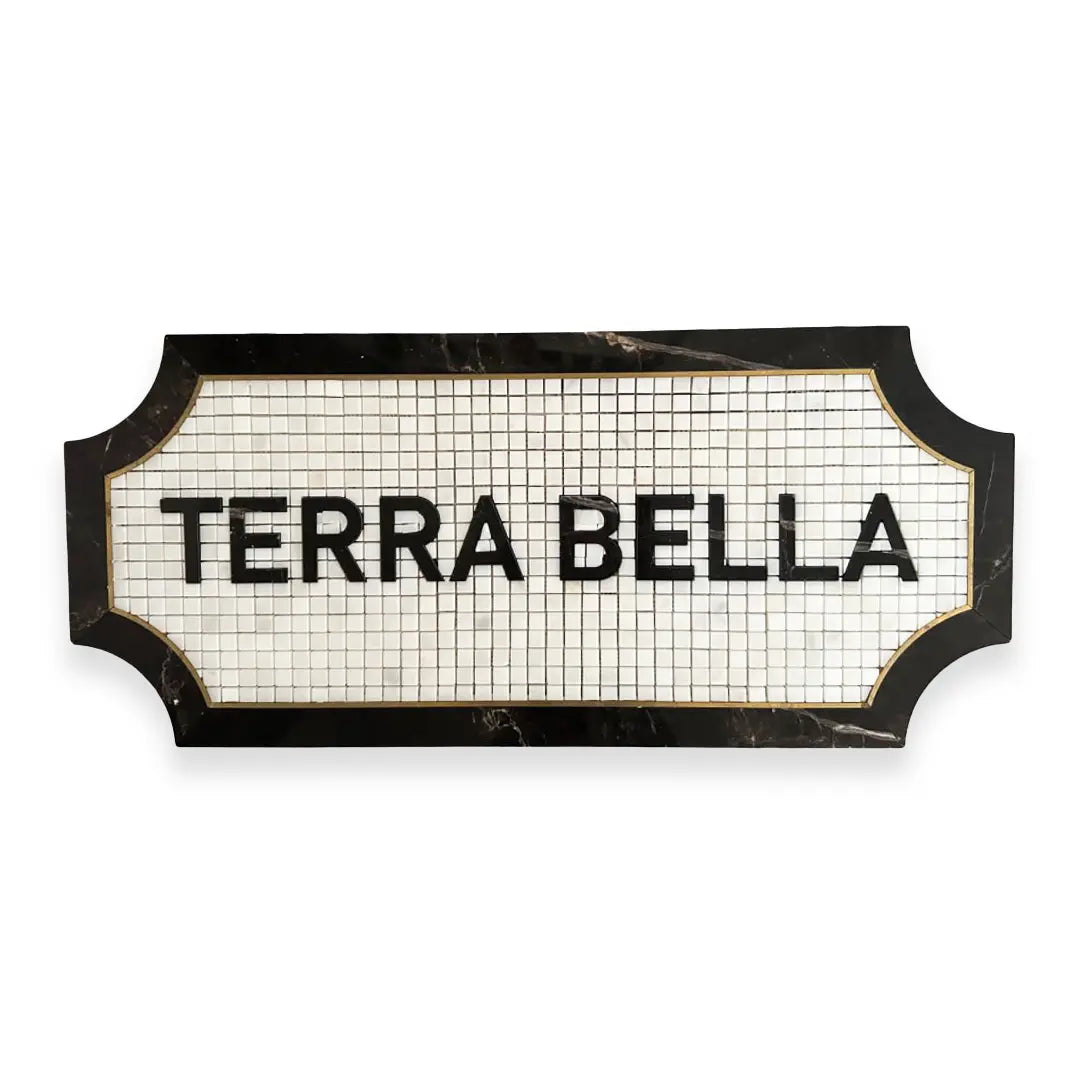 Terra-Bella-Interiors-Marble-MosaicTypographic-Lettering