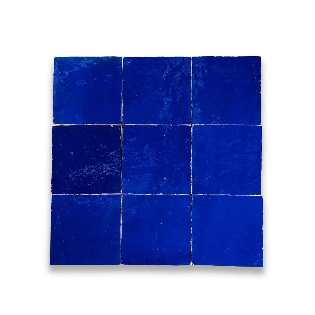 Terra Bella interiors Zellige Blue Tiles