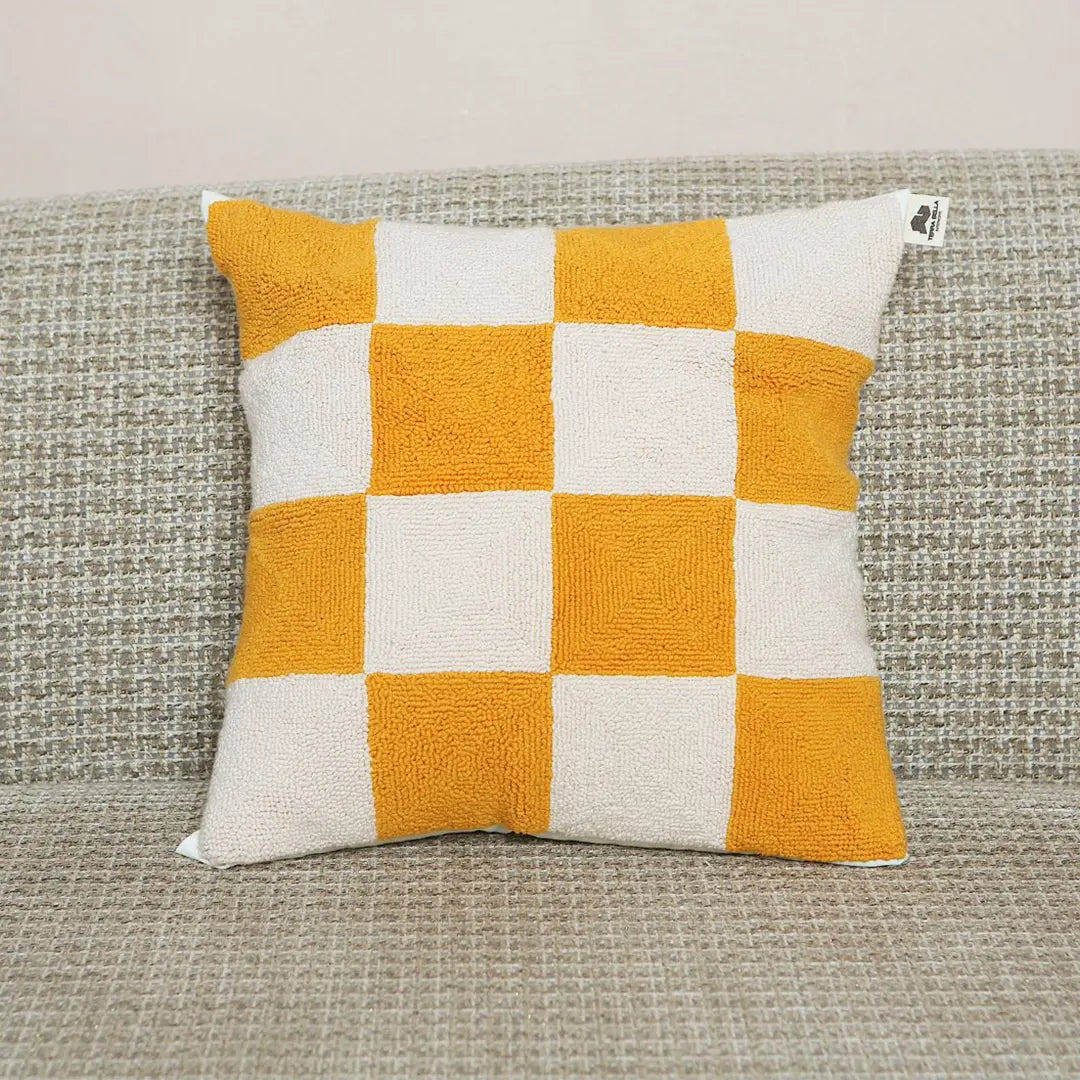 Terra-Bella-yellow-checkerboard-cushion-cover