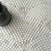 terra-bella-interiors-fan-shape-marble-mosaic